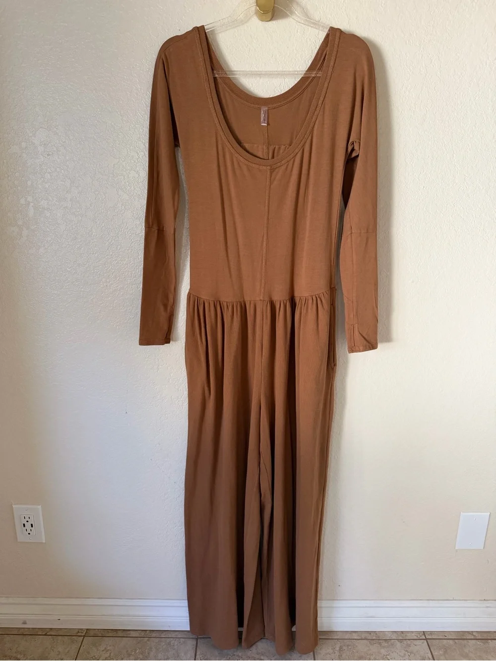 New free people FP movement Hot Shot Wide-Leg Onesie size M